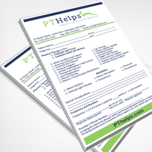 Physical Therapist Prescription Pad product image