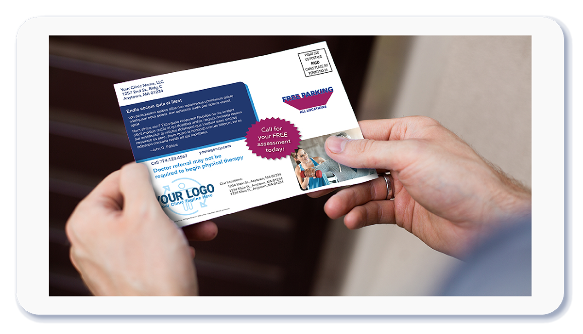 physical therapy direct mail marketing