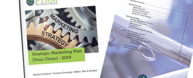 PT Referral Machine Strategic Marketing Plan Cover picture