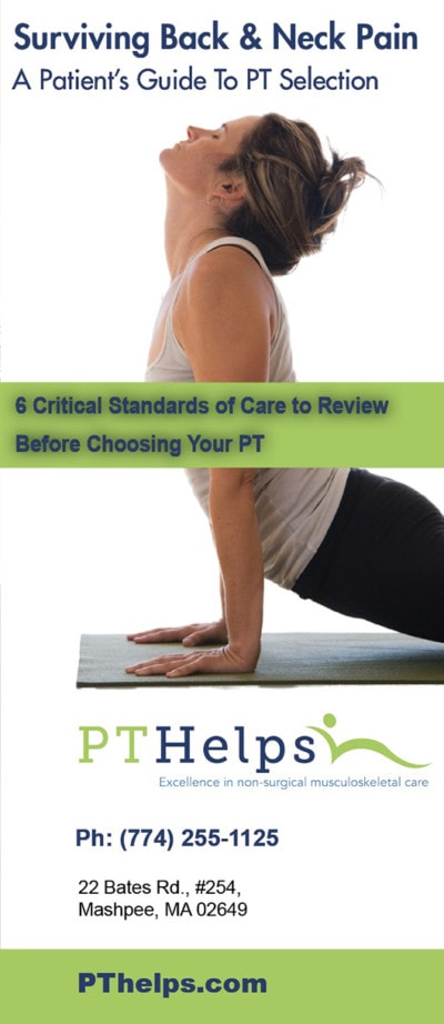 Physical Therapy Brochure - Sales Information