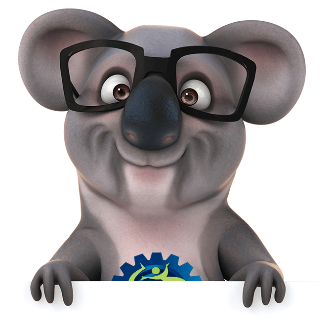 PT Referral Machine Mascot - Referral Koala