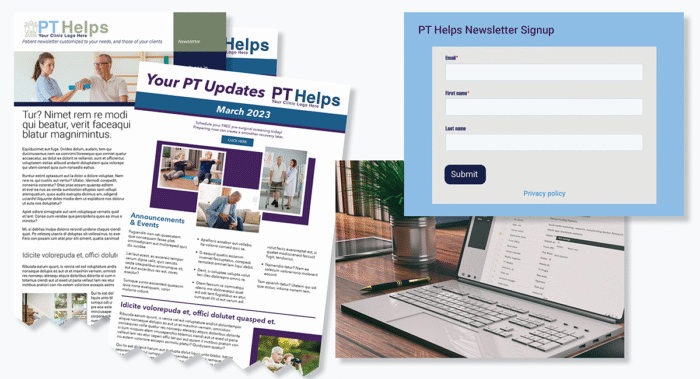 Physical Therapy Email Marketing System by PT Referral Machine - Feature Image
