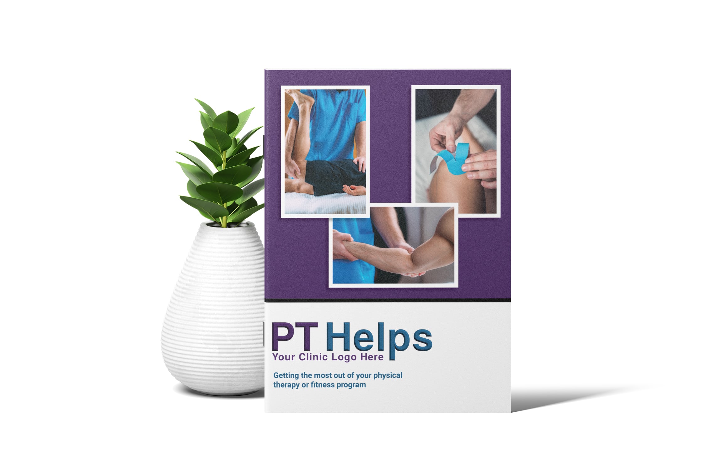 Image of a full page brochure designed specifically for your PT business