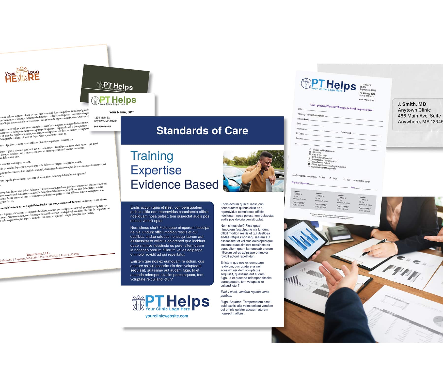 Results oriented marketing materials