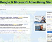 Google and Bing Ads starter package for physical therapy clinics